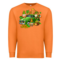Carrot st patricks gnomes  with farm truck Premium Sweatshirt - AdoDesignShop