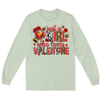 Matcha just a girl who loves valentine Long Sleeve Tee - texasbilliewilder