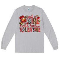 Just A Girl Who Loves Valentine Long Sleeve Tee | Teevron