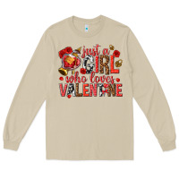 Mushroom just a girl who loves valentine Long Sleeve Tee - texasbilliewilder
