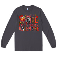 Smoke just a girl who loves valentine Long Sleeve Tee - texasbilliewilder