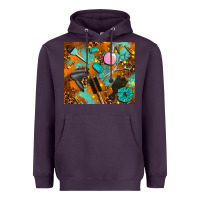 Plum hair tech Heavyweight Hoodie - AdoDesignShop