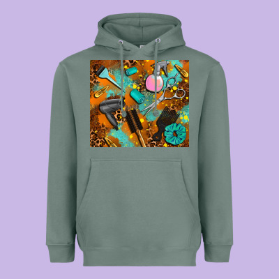 Hair Tech Heavyweight Hoodie Designed By Adodesignshop