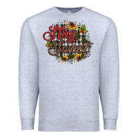 Heather Grey stay sweet wood slice ornament Premium Sweatshirt - JahusDesignShop