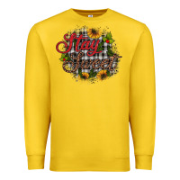 Lemon stay sweet wood slice ornament Premium Sweatshirt - JahusDesignShop