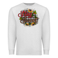 Oatmeal Heather stay sweet wood slice ornament Premium Sweatshirt - JahusDesignShop