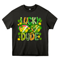 Asphalt Lucky Dude Heavy Core Tee - CowhideDigitalArt