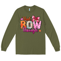 Army Green that bow though Long Sleeve Tee - Zillion Design Studio