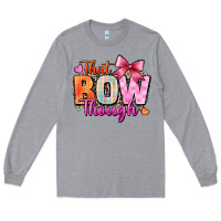 Heather Grey that bow though Long Sleeve Tee - Zillion Design Studio