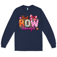 Navy that bow though Long Sleeve Tee - Zillion Design Studio