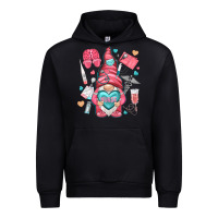 Black nurse with heart Urban Hoodie - NancyCooperArtShop