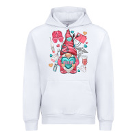 White nurse with heart Urban Hoodie - NancyCooperArtShop