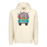 Sandshell truck with flowers malia Premium Hoodie - MaliasSmallBusiness
