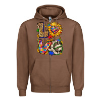 Chestnut autism love Zipper Hoodie - Zillion Design Studio