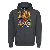 Smoke autism love Zipper Hoodie - Zillion Design Studio