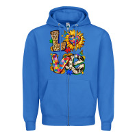True Royal autism love Zipper Hoodie - Zillion Design Studio