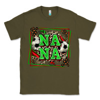 Army Green soccer nana with leopard Classic Tee - Zillion Design Studio