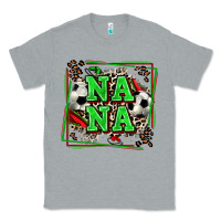 Heather Grey soccer nana with leopard Classic Tee - Zillion Design Studio