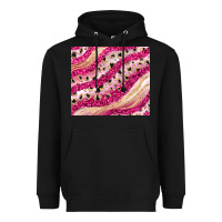 Black pink glitter Heavyweight Hoodie - JahusDesignShop
