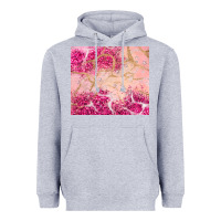 Heather Grey pink glitter Heavyweight Hoodie - JahusDesignShop