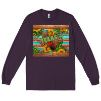 Plum texas Long Sleeve Tee - AdoDesignShop