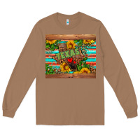 Toasted Coconut texas Long Sleeve Tee - AdoDesignShop