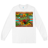 White texas Long Sleeve Tee - AdoDesignShop