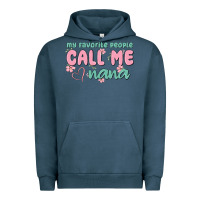 Pigment Midnight Navy my favorite people call me nana Urban Hoodie - MaliasSmallBusiness