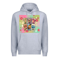 Heather Grey traditional mexican food Premium Hoodie - MaliasSmallBusiness