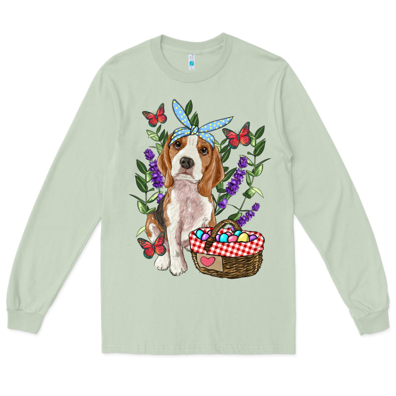 Easter Beagle Long Sleeve Tee by RanaPortraitStore | Teevron