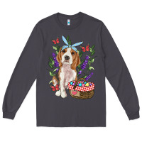 Smoke Easter Beagle Long Sleeve Tee - RanaPortraitStore