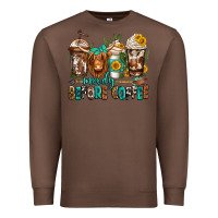 Chestnut moody before coffee longhaired cow coffee Premium Sweatshirt - Jasminsmagicworld