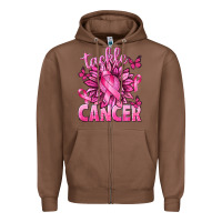 Chestnut Tackle Cancer with Sunflower Zipper Hoodie - texasbilliewilder
