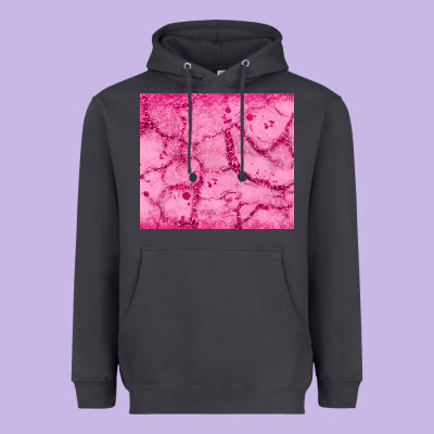 Pink Glitter Heavyweight Hoodie Designed By Jahusdesignshop