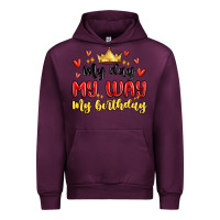 Mauve Wine my day my way my birthday Urban Hoodie - MaliasSmallBusiness
