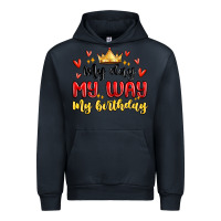 Navy my day my way my birthday Urban Hoodie - MaliasSmallBusiness