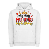 Pigment Lunar Rock my day my way my birthday Urban Hoodie - MaliasSmallBusiness