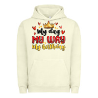 Pigment Pistachio my day my way my birthday Urban Hoodie - MaliasSmallBusiness