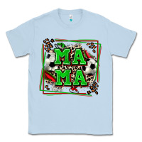 Dusty Blue soccer mama with leopard Classic Tee - Zillion Design Studio