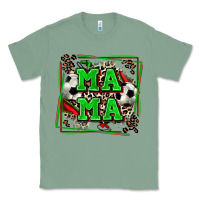Sage soccer mama with leopard Classic Tee - Zillion Design Studio