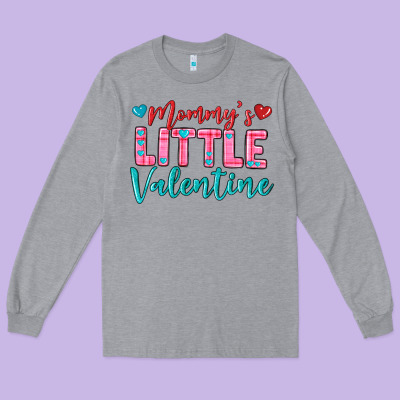 Long Sleeve Tee momys little valentine