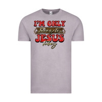 Vintage Zinc i'm only talking to jesus today christmas Vintage Tee - BarkalooDesign