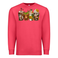Cardinal longhaired cow coffee Premium Sweatshirt - Jasminsmagicworld