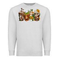Dove Grey longhaired cow coffee Premium Sweatshirt - Jasminsmagicworld