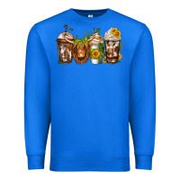True Royal longhaired cow coffee Premium Sweatshirt - Jasminsmagicworld