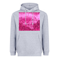Heather Grey pink glitter Heavyweight Hoodie - JahusDesignShop