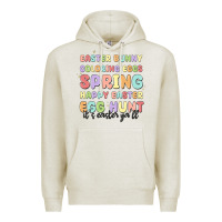 Oatmeal Heather easter bunny spring Premium Hoodie - MaliasSmallBusiness