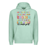 Seafoam easter bunny spring Premium Hoodie - MaliasSmallBusiness