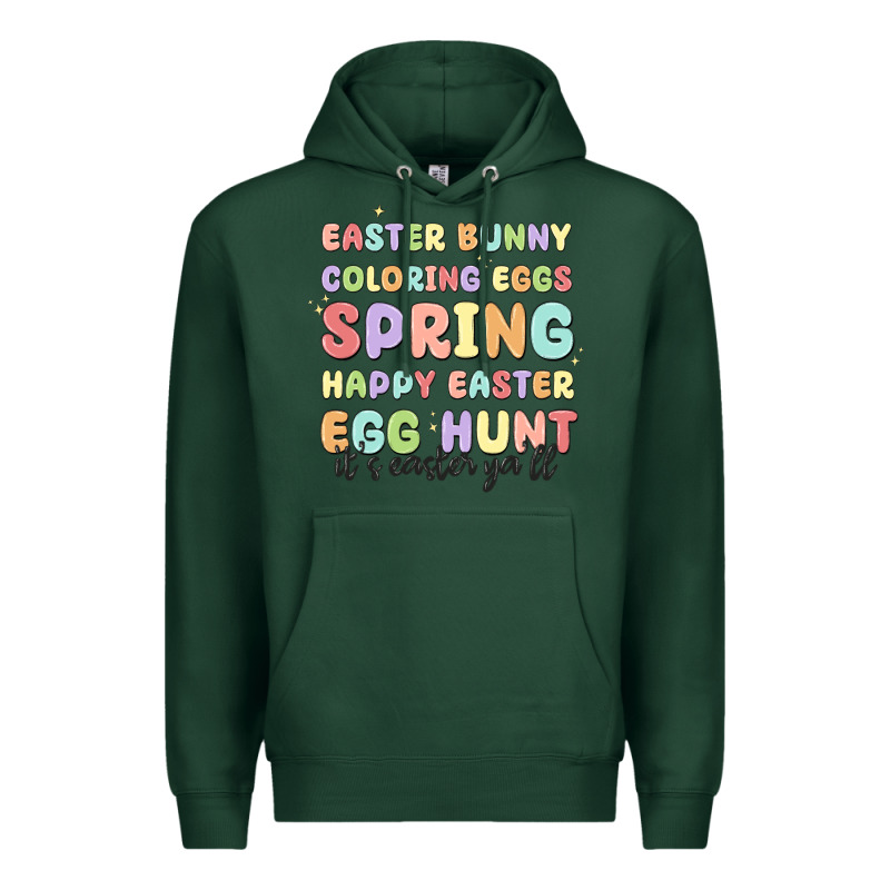 Easter Bunny Spring Premium Hoodie by MaliasSmallBusiness | Teevron