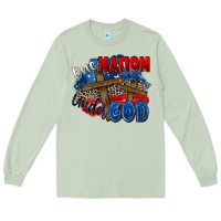 Matcha one nation under god Long Sleeve Tee - Zillion Design Studio
